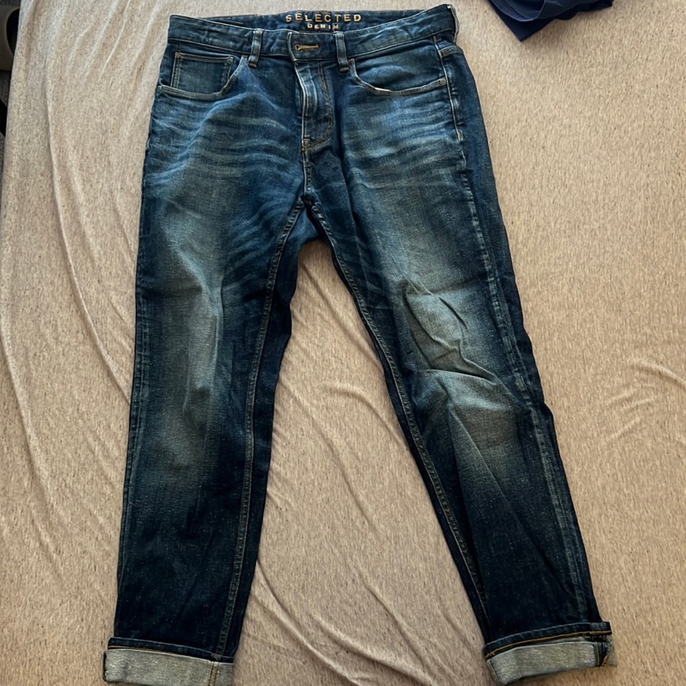 Blue Selected Jeans, size 32x32